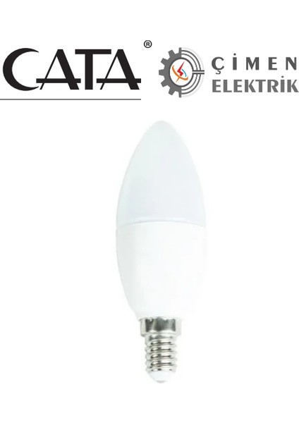 Cata Ct 4079 7W Buji LED Ampül 3200K Gün Işığı E14 Duy