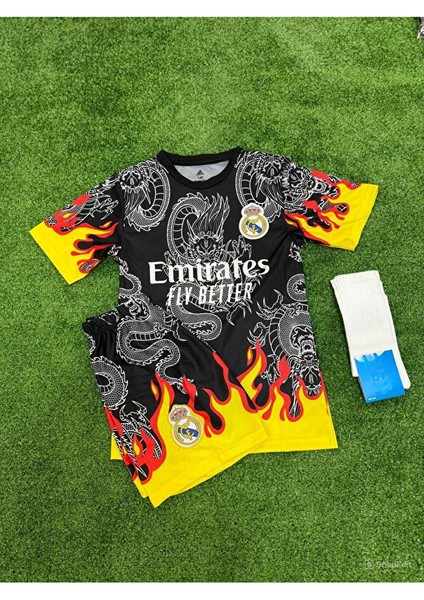 Realmadrid Ronaldo Alevli Özel Tasarım Çocuk Futbol Forması 3'lü Takım fiyatları
