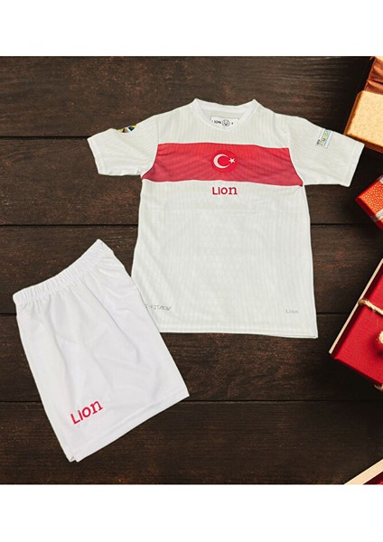 Lion Türkiye Beyaz Çocuk Forma Seti