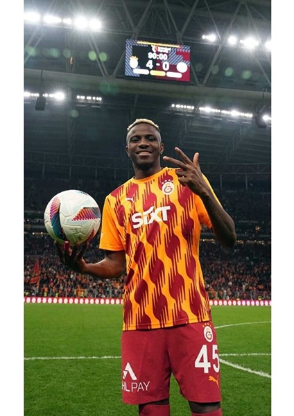 Galatâsâr.ây- 2025.2026 Sezon Maç Önü Yetişkin Futbol Antreman Forması Isimsiz