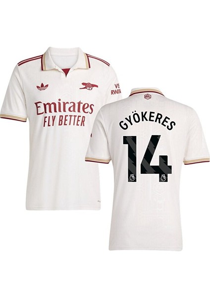 Arsenal 2026 Gyökeres /14/ Alternatif Yakalı Yetişkin Futbol Forması
