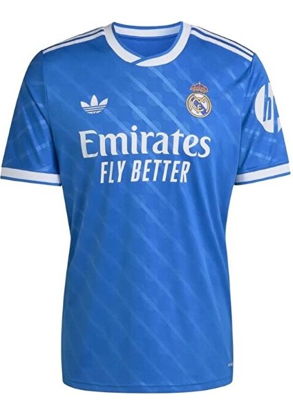 Real/madrid 2025/26 Isimsiz Alternatif 3. Mavi Yetişkin Forması