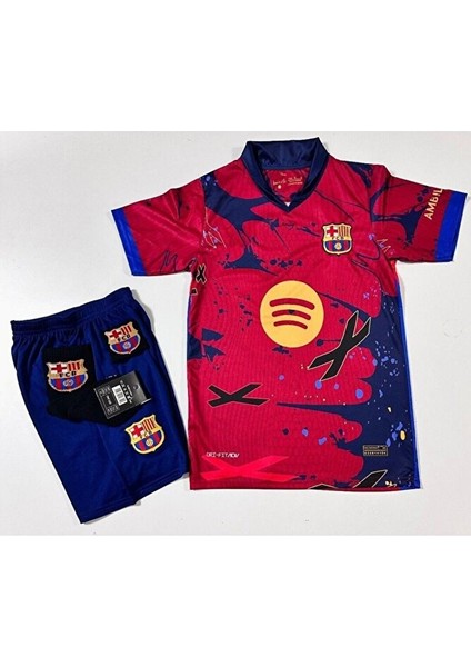 2025/26 Sezonu B.a.r.ç.a #10 Lamine Yamal Özel Konsept Çocuk Forması Çorap Bileklik Hediyeli fiyatları