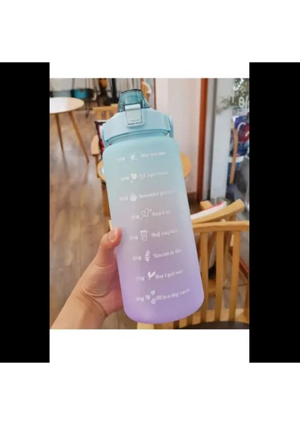 Günlük Motivasyon Su Matarası 2 Litre fırsatları