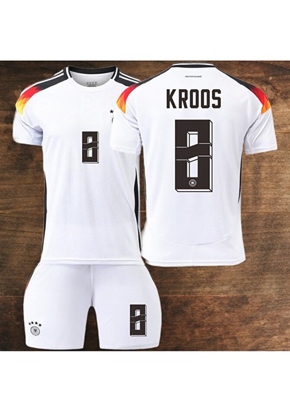 Almanya Euro 2024 Yeni Kros Çocuk Forması Beyaz
