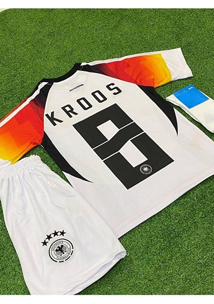 Almanya Euro 2024 Yeni Kros Çocuk Forması Beyaz modelleri