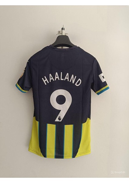 Yeni Sezon 2024/25 Erling Haaland Alternatif Çubuklu Forması