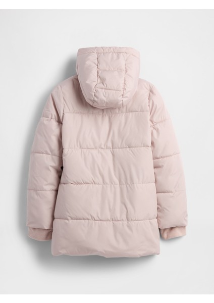 Kız Çocuk Pembe Coldcontrol Max Long Şişme Puffer Mont fırsatları