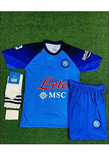 2023-24 Napoli Khvicha Kvaratskhelia //77 Çocuk Forması 4'lü Set fiyatları