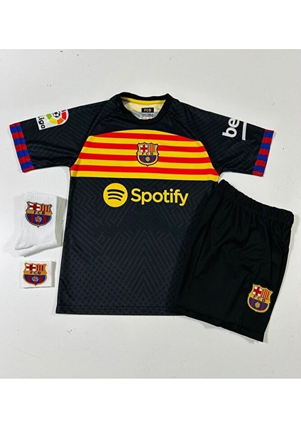 B.a.r.c.e.l.o.n.a 2024/25 Yeni Sezon Lionel Messi Konsept Çocuk Forması 4'lü Set (Armalı) fiyatları