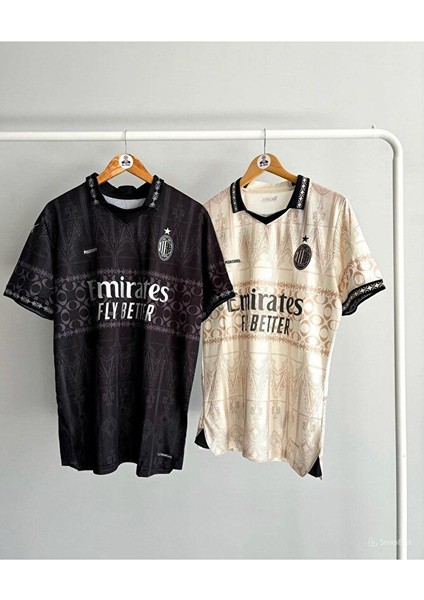 Milan Özel Tasarım Pleasures Ekru/black 2 Li Retro Forma Şık