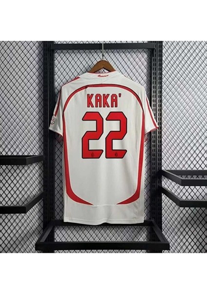 Kaka 22 Milan Retro Efsane Futbol Forması Beyaz modelleri