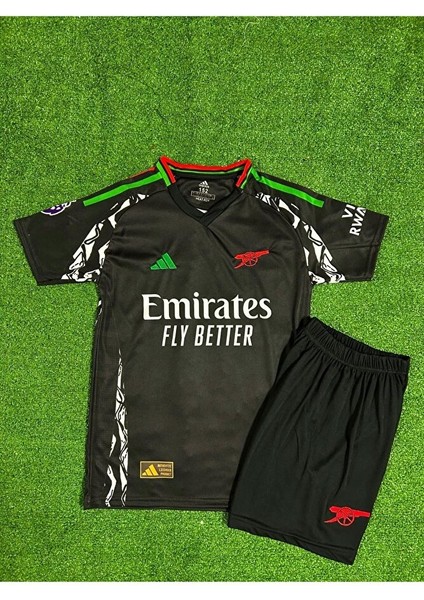 A.r.s.e.n.a.l 2024/25 Martin Ødegaard //8 Deplasman Çocuk Forması 4'li Set (Black) fiyatları