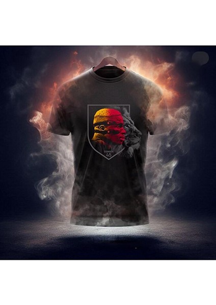 V.i.c.tor O.sim.hen Sarı Kırmızı Tasarım Aslan Forma 45 Siyah Özel Yeni Sezon 0100