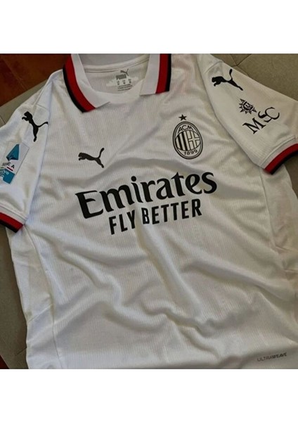 Ac Milan 2025 Deplasman Beyaz Erkek Yetişkin Forması