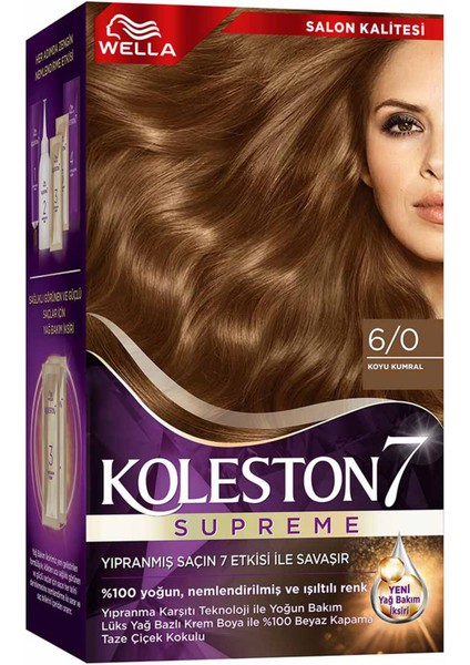 Koleston Saç Boyası 6/0 Koyu Kumral fiyatları
