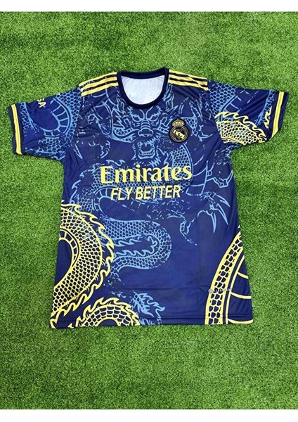 Vini Jr Madrid Dragon Desenli Özel Tasarım Yeni Sezon Futbol Forması 2023/24