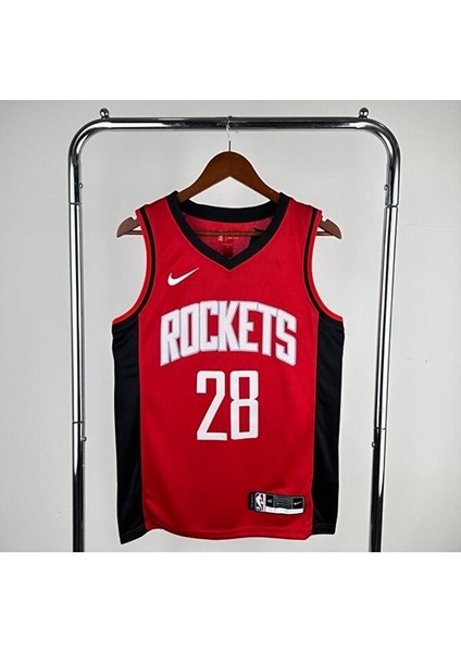 Houston Rockets 2025 Alperen Şengün Basketbol Forması (Red)