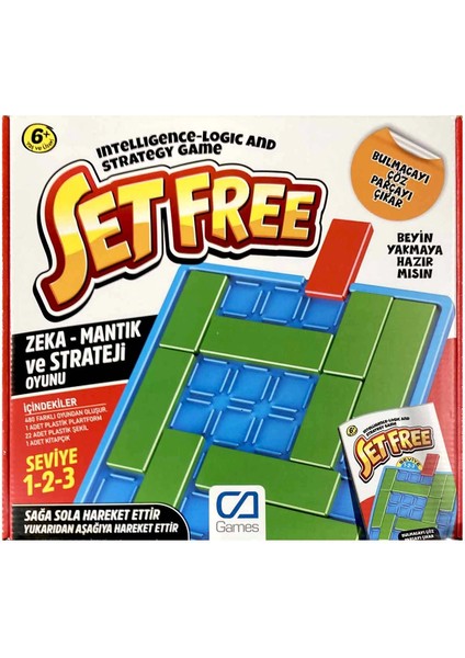 Setfree Kaydırmalı Puzzle Kutu Oyunu Kız Erkek Çocuk Oyuncak Eğitici Oyuncaklar