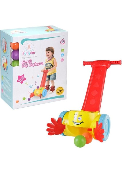 Babycim Neşeli Top Toplayıcı Oyunu Kız Erkek Çocuk Oyuncak Eğitici Oyuncaklar