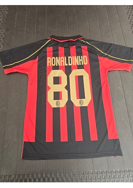Efsane M.i.l.a.n Ronaldinho 80. Nostalji Forması 2007/08 indirimleri