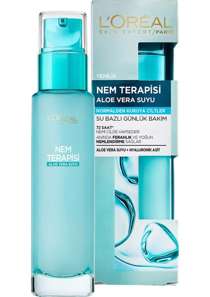 Loreal Paris Nem Terapisi Aloe Vera Suyu 70 ml Normalden Kuruya Ciltler Için fiyatları