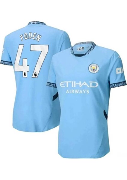 M.city Foden Baskılı Futbol Forması, Özel Tasarım Nefes Alan Polyester Halısaha Forması