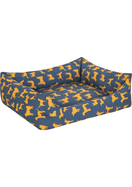 Techmrt Pet Comfort Uniform Lacivert-Sarı Köpek Yatağı M 60X70CM fiyatları
