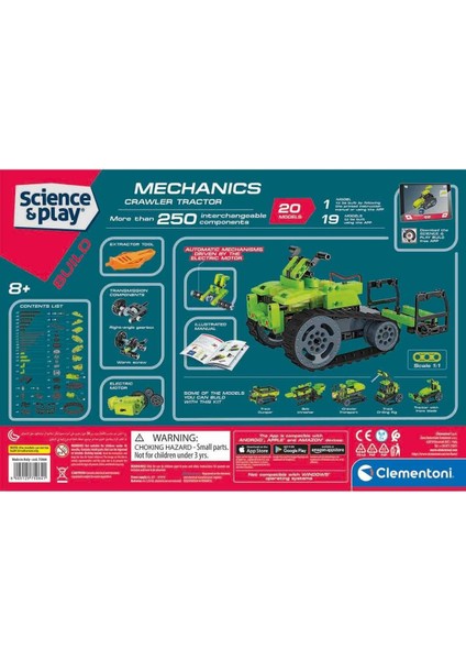 75064TR Çiftlik Traktörü - Mekanik Laboratuarı +8 Yaş Kız Erkek Çocuk Oyuncak Eğitici Oyuncaklar