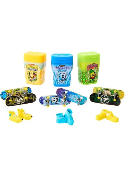 HTP10 Hot Wheels Skate Ikili Parmak Kaykay Kutusu (Aromalı Sakız Kutusu Temalı) 1ADET Stokta Olan Gö