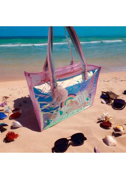 Dream Vest Şeffaf Hologram Unicorn Büyük Omuz Çantası Kız Erkek Çocuk Oyuncak Eğitici Oyuncaklar fırsatları