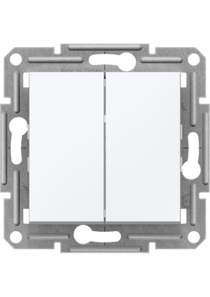 Ikili Anahtar Sıva Altı Çerçevesiz Günsan