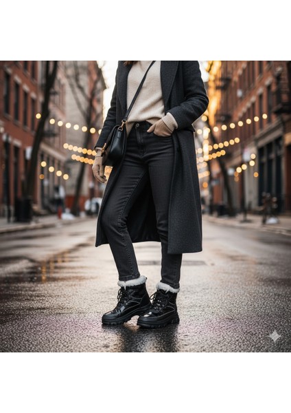 Siyah Casual Tekstil Kadın Bot fırsatları