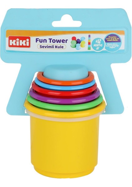 AE-1612 Eğlenceli Bardaklar -Kiki Kız Erkek Çocuk Oyuncak Eğitici Oyuncaklar