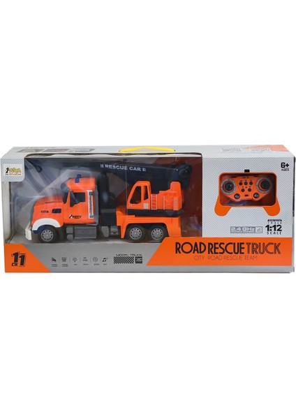 A8196-QH9005-2 Şarjlı Iş Makinesi 1:12 Kız Erkek Çocuk Oyuncak Eğitici Oyuncaklar