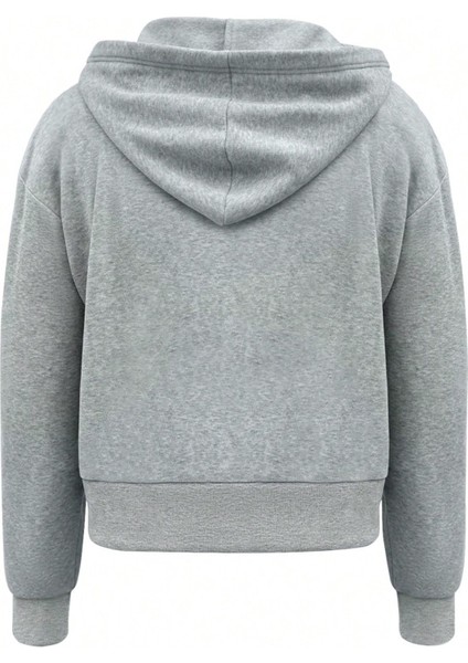 Erkek Pamuklu Günlük Rahat Ilkbahar ve Sonbahar Çok Yönlü Kemer Boy Kapüşonlu Sweatshirt fiyatları