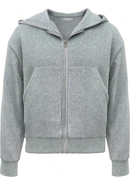 Erkek Pamuklu Günlük Rahat Ilkbahar ve Sonbahar Çok Yönlü Kemer Boy Kapüşonlu Sweatshirt modelleri