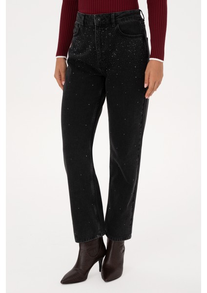 Kadın Siyah Pantolon (Jean) 50310188-DN0027 fiyatları