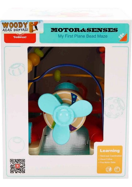 Tahta Ilk Uçağım Pervanesi Dönen Boncuk Labirenti Kız Erkek Çocuk Oyuncak Eğitici Oyuncaklar fiyatları