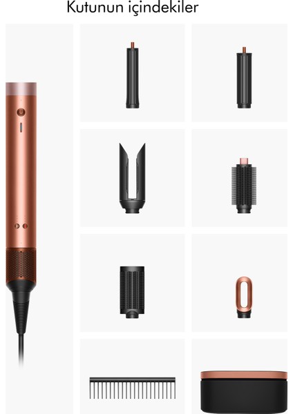 Airwrap CO-ANDA2X™ Saç Şekillendirme ve Kurutma Seti (Amber Silk) fırsatları