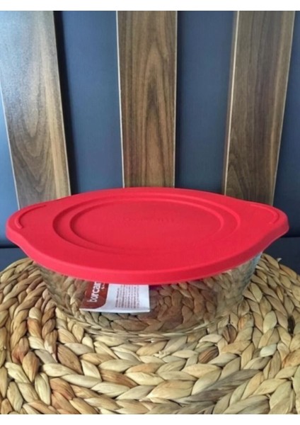 Küçük Borcam Tencere Silikon Kapaklı Mikrodalga Bor Cam Tencere 840CC Tekli Borcam Tencere modelleri