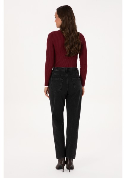 Kadın Siyah Pantolon (Jean) 50310188-DN0027 fırsatları