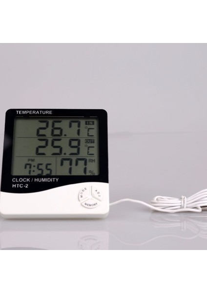 Masaüstü İç - Dış Mekan Dijital Termometre Nem Ölçer Higrometre (4915) Go-53-vice/(1395) fiyatları