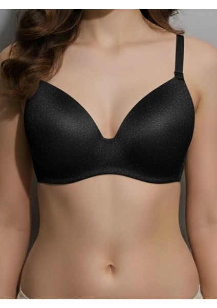 Acemoğlu Light B Cup Desteksiz Gizli Balenli Parlak Kumaş Sütyen - Çıkarılabilir Askılılı