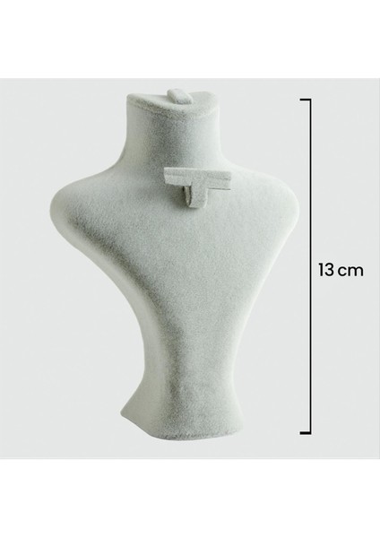 Techmrt 13 cm Takım Manken Anfora Kumaş-Gri