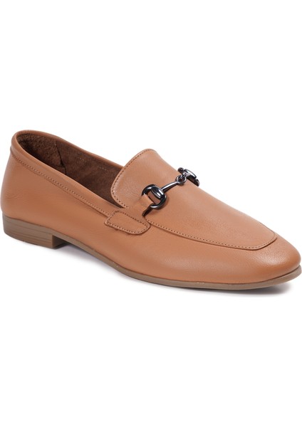 Taba Loafer Hakiki Deri Kadın Ayakkabı fiyatları