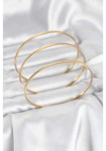 Bfs 316L Çelik Gold Renk Simli Model Ajda 65 mm Kadın Bileklik fiyatları