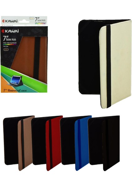 Tablet Kılıfı 7 Deri Lastikli Kawai KT-107
