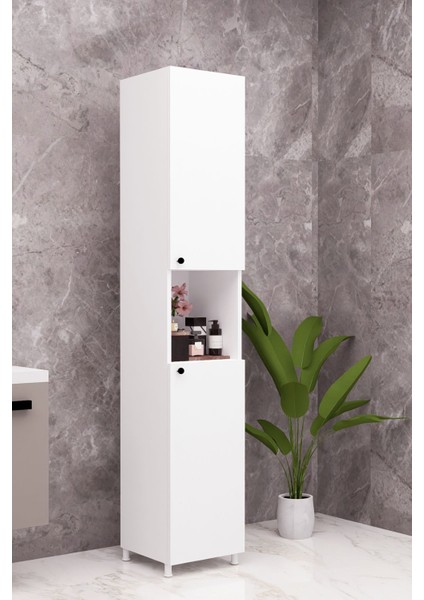 Banyo Mutfak Çok Amaçlı Raflı Dolap