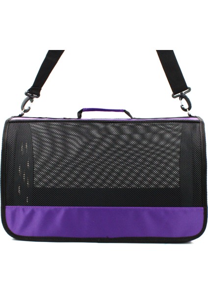 Mesh Bag Kedi Köpek Taşıma Çantası Lila 28X45X28 cm fiyatları